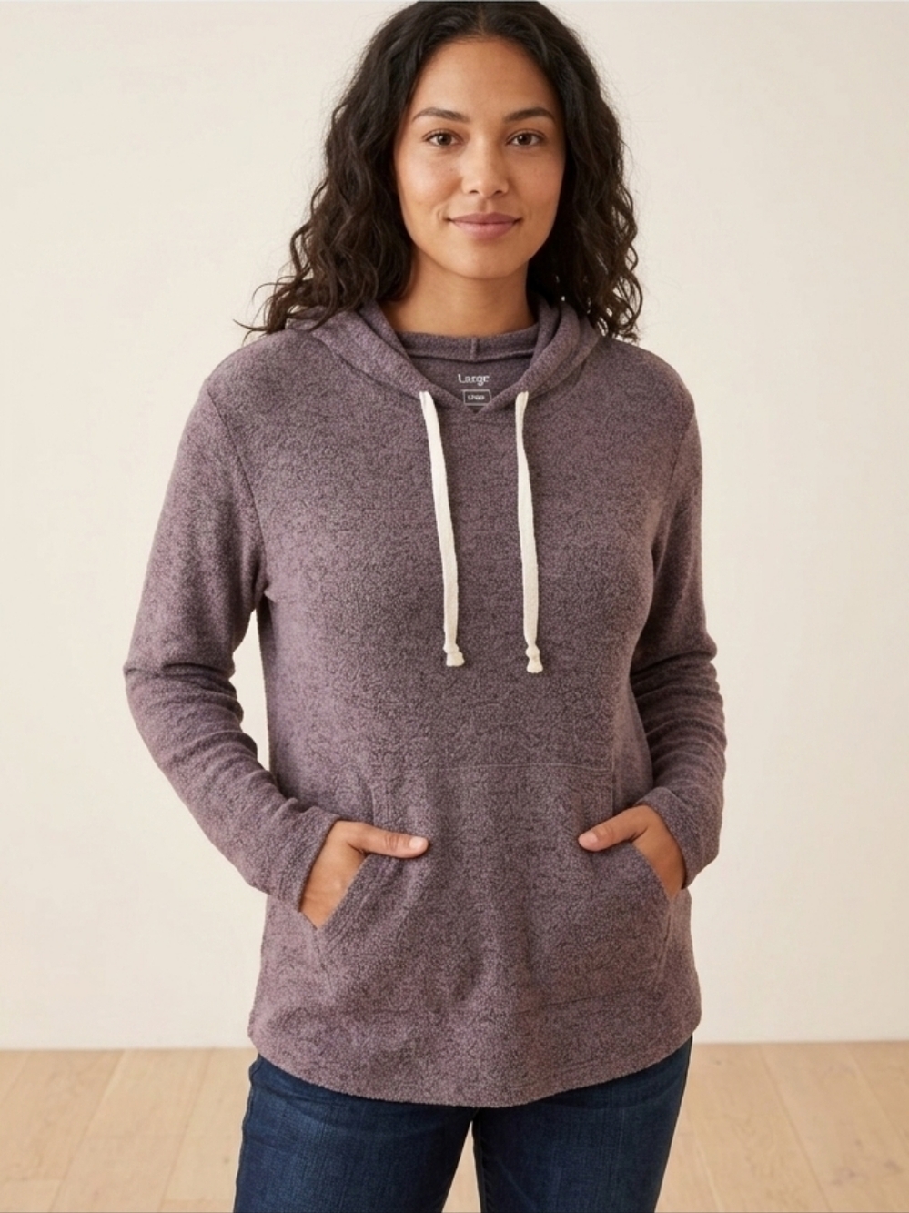 ZYIA Active Women's Hoodie, Pale Purple Colour, Sz L